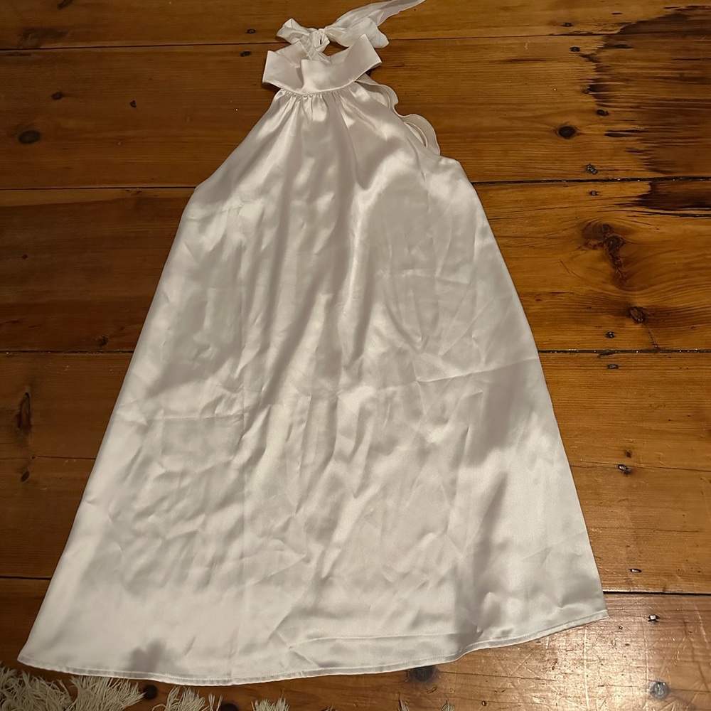Rihoas halter dress. Ivory